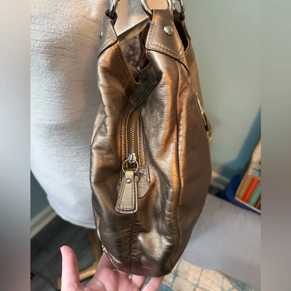 Bronze Coach Soho Lynn Shoulder Bag - F17092